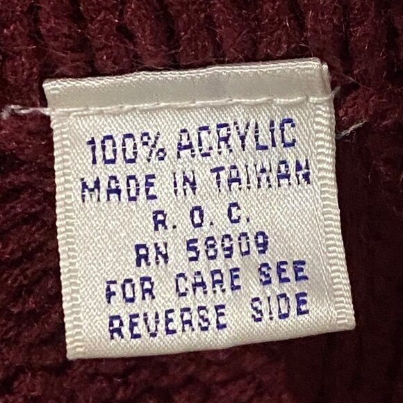 Vintage Toffee Cardigan Fisherman Sweater M Grandmacore Librarian Hobbitcore - Picture 6 of 7